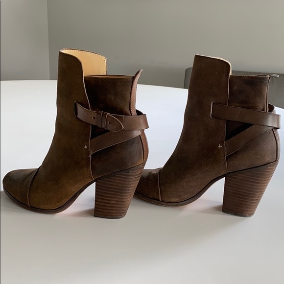 Rag & Bone Harrow ankle strap booties - Picture 3 of 5